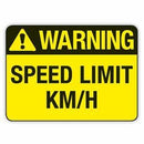 Warning Speed Limit (custom) KM/H
