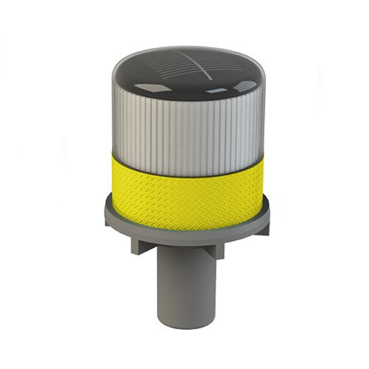 YELLOW AMBER SOLAR FLASHING LIGHT