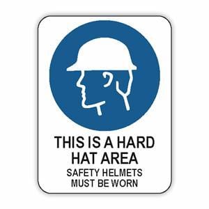 THIS IS A HARD HAT AREA