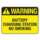 Battery Charging Station Signs: No Smoking