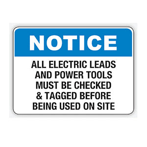 ALL ELECTRIC LEADS AND POWER TOOLS