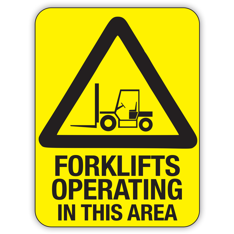 FORKLIFTS OPERATING IN THIS AREA