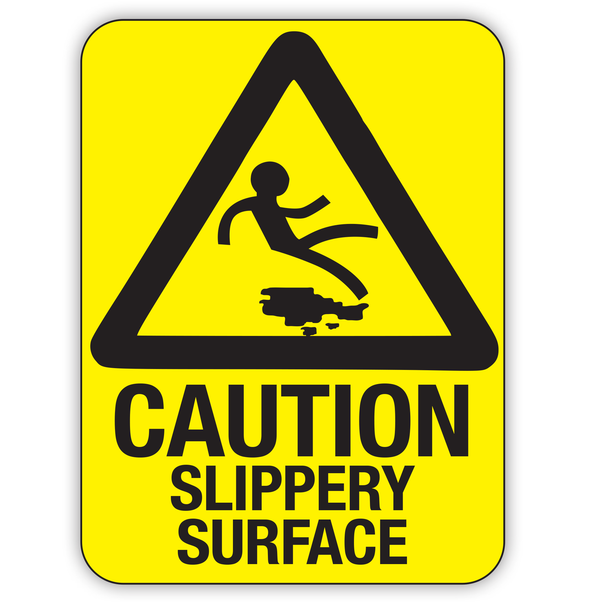 Slippery floor deals