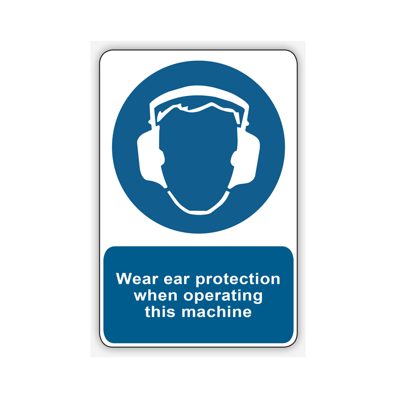 WEAR EAR PROTECTION WHEN OPERATING