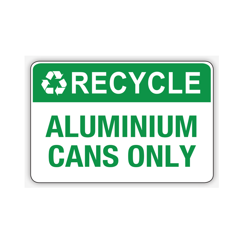 ALUMINIUM CANS ONLY