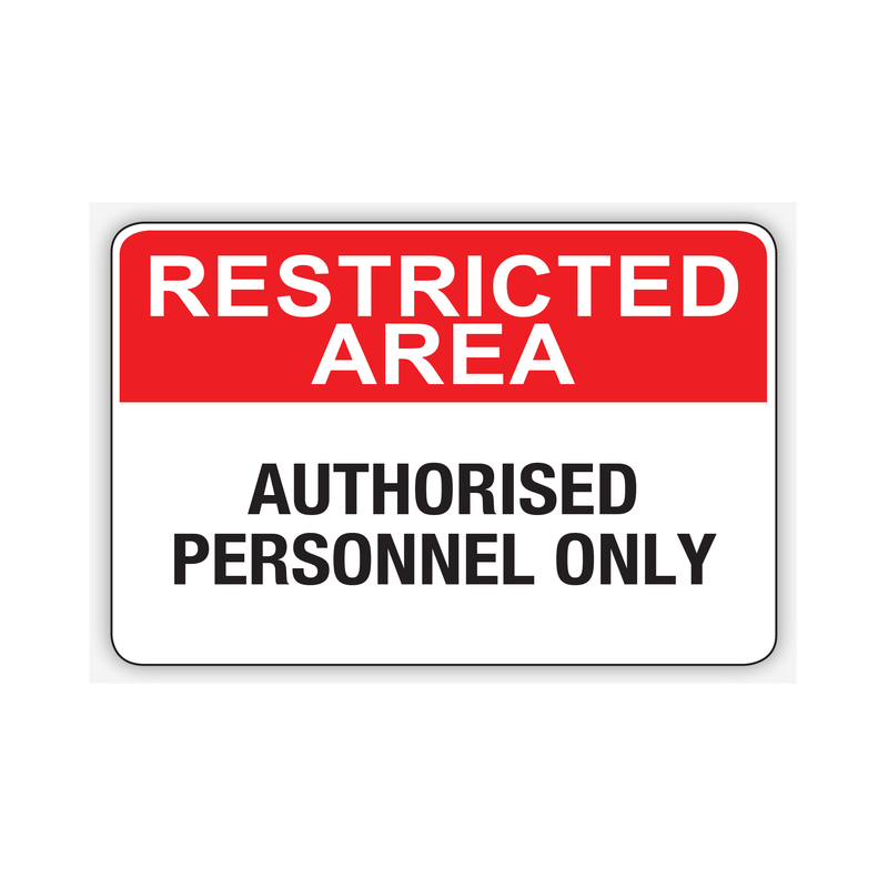 AUTHORISED PERSONNEL ONLY