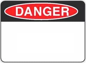 Custom Danger Signs