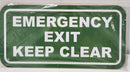 EMERGENCY EXIT KEEP CLEAR (CL)
