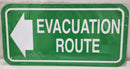 ← EVACUATION ROUTE (CL)
