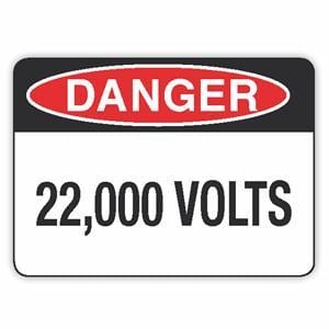 DANGER 22,000 VOLTS (CL)