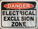 DANGER ELECTRICAL EXCLUSION ZONE (CL)