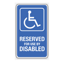 ♿ RESERVED FOR USE BY DISABLED (CL)