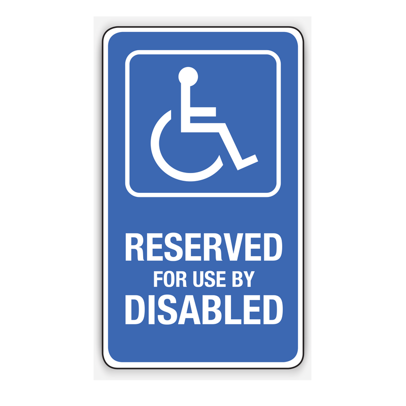 ♿ RESERVED FOR USE BY DISABLED (CL)