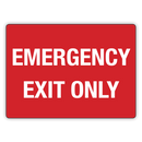 EMERGENCY EXIT ONLY (CL)
