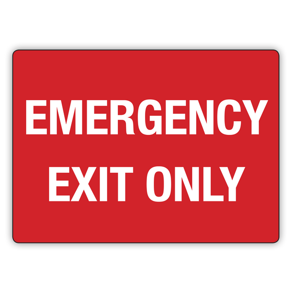 EMERGENCY EXIT ONLY (CL)