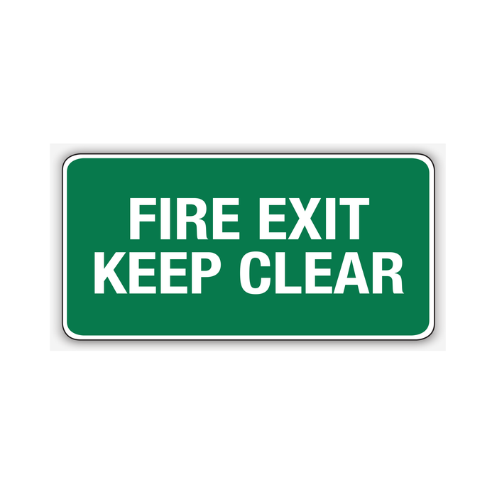 FIRE EXIT KEEP CLEAR (CL)