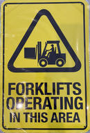FORKLIFTS OPERATING IN THIS AREA (CL)