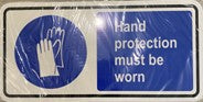 HAND PROTECTION MUST BE WORN (CL)