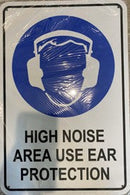 HIGH NOISE AREA USE EAR PROTECTION (CL)
