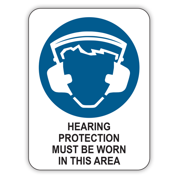 HEARING PROTECTION MUST BE WORN IN THIS AREA (CL)