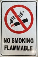 NO SMOKING FLAMMABLE (CL)