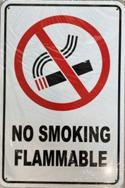 NO SMOKING FLAMMABLE (CL)