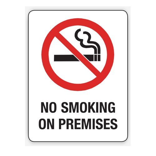 NO SMOKING ON PREMISES (CL)