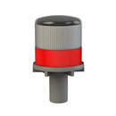 RED SOLAR FLASHING LIGHT