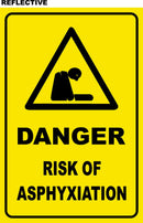 DANGER RISK OF ASPHYXIATION
