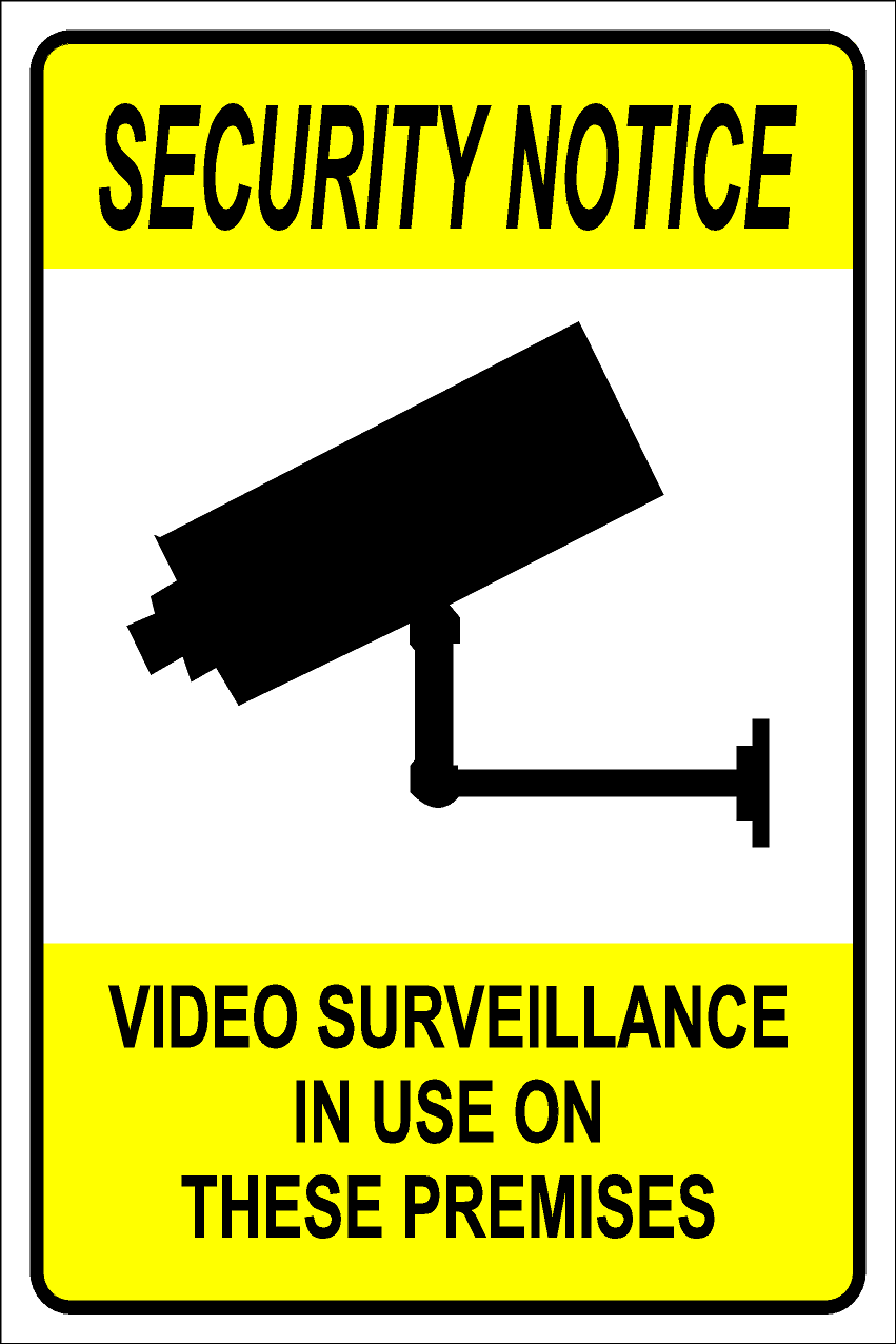 VIDEO SURVEILLANCE IN USE ON THESE PREMISES