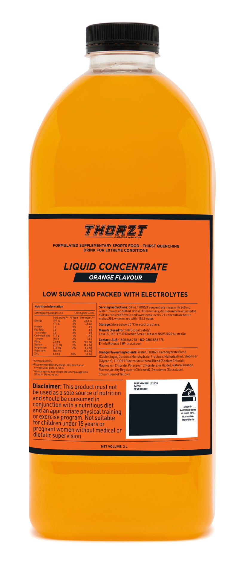 Liquid Concentrate (Orange)