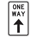 ONE WAY SIGN UP ARROW Aluminium 450 x 750 Class 1