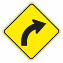 CURVE SIGN ALUMINIUM 600 x 600 Class 1