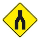 END DIVIDED ROAD SIGN ALUMINIUM 600 x 600 Class 1