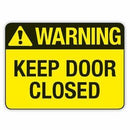 KEEP DOOR CLOSED