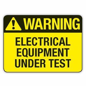 ELECTRICAL EQUIPMENT UNDER TEST