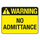 NO ADMITTANCE