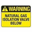 NATURAL GAS ISOLATION VALVE BELOW