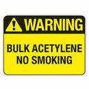 BULK ACETYLENE NO SMOKING SIGN