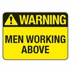 MEN WORKING ABOVE