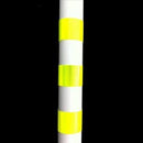 CENTER ISLAND DELINEATOR PIPE 3 x FLURO LIME BAND 2.000 Meters
