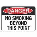 NO SMOKING BEYOND THIS POINT