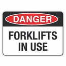 FORKLIFTS IN USE