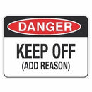 KEEP OFF (ADD REASON)