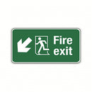 FIRE EXIT (DOWN LEFT ARROW)