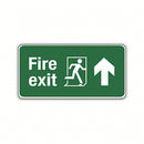 FIRE EXIT UP ARROW