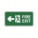 FIRE EXIT LEFT ARROW