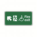 FIRE EXIT UP ARROW