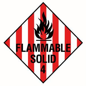FLAMMABLE SOLID 4