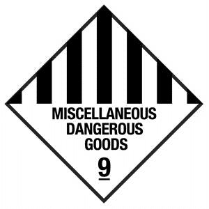 MISCELLANEOUS DANGEROUS GOODS 9
